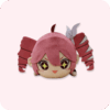 Lying Kasane Teto Plush with Hairpin
