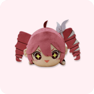 Lying Kasane Teto Plush with Hairpin