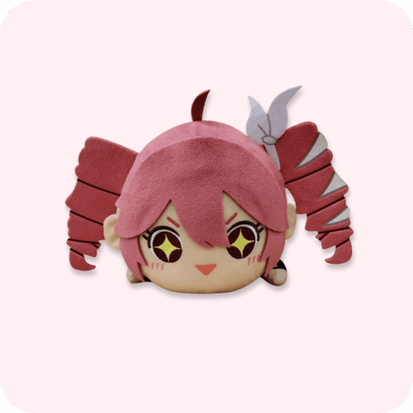 Lying Kasane Teto Plush with Hairpin